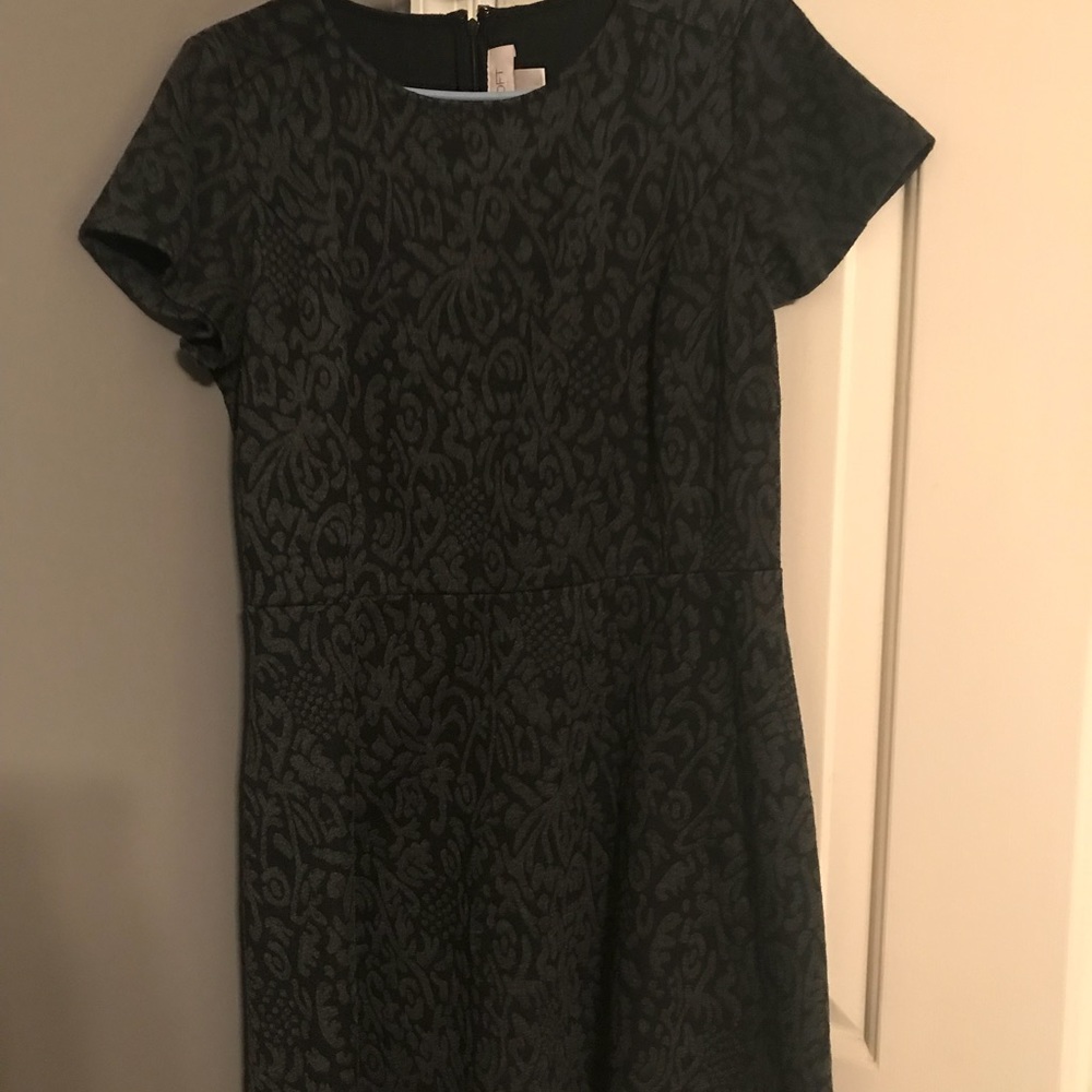 Black. Mini. Floral dress